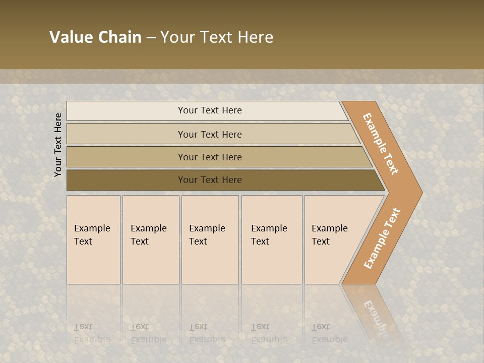 Skin Serpent Rattlesnake PowerPoint Template