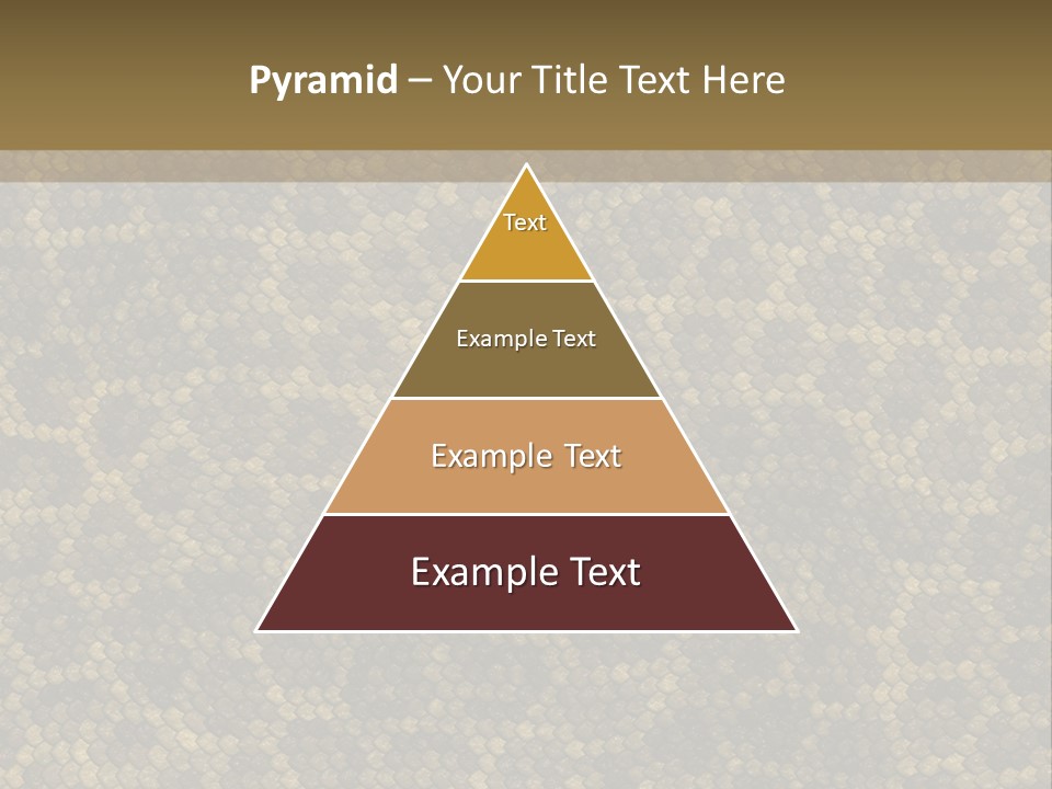 Skin Serpent Rattlesnake PowerPoint Template