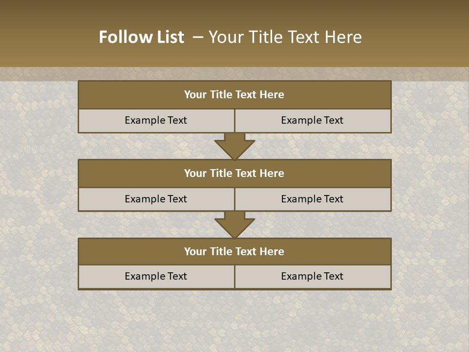 Skin Serpent Rattlesnake PowerPoint Template