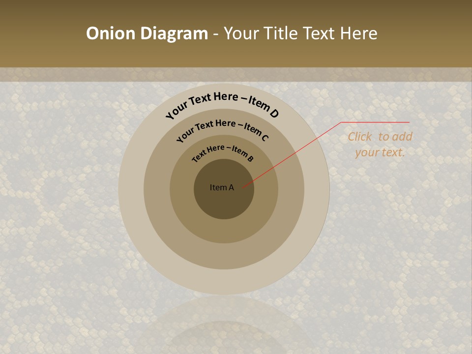 Skin Serpent Rattlesnake PowerPoint Template