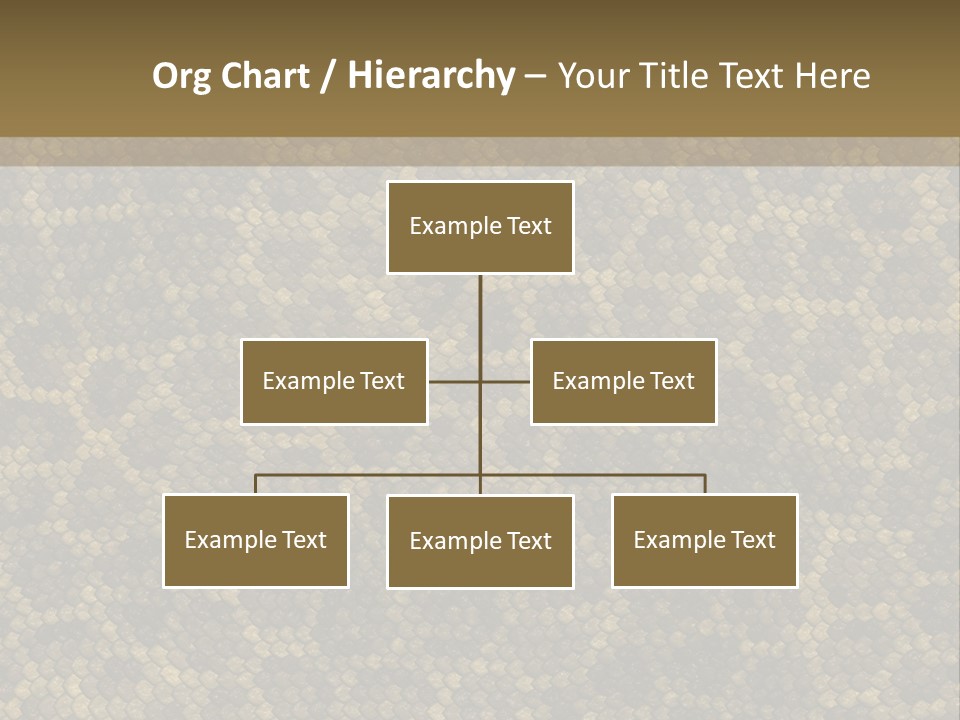 Skin Serpent Rattlesnake PowerPoint Template