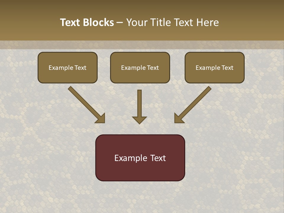 Skin Serpent Rattlesnake PowerPoint Template