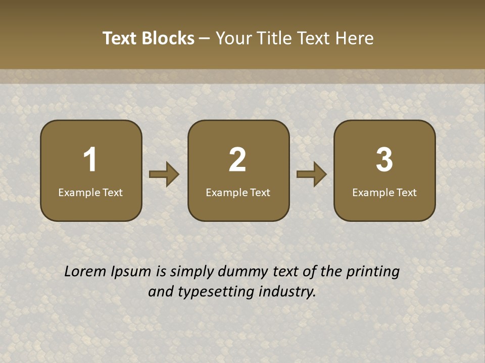 Skin Serpent Rattlesnake PowerPoint Template