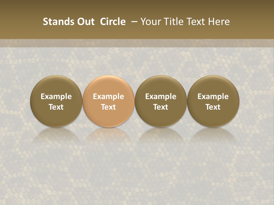 Skin Serpent Rattlesnake PowerPoint Template