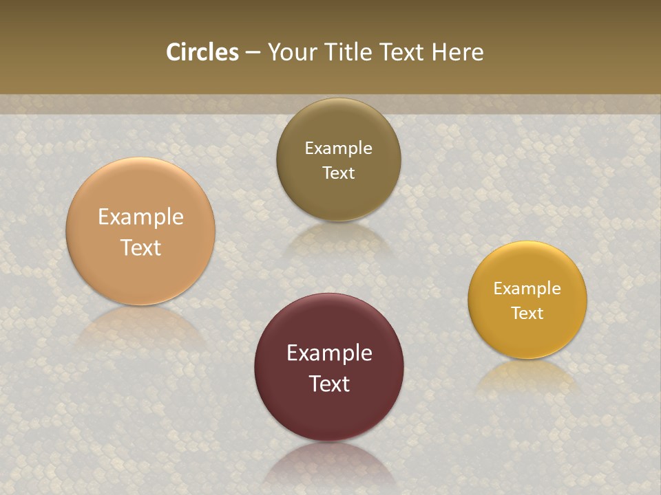 Skin Serpent Rattlesnake PowerPoint Template