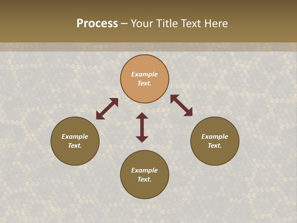 Skin Serpent Rattlesnake PowerPoint Template