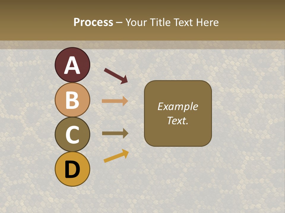 Skin Serpent Rattlesnake PowerPoint Template