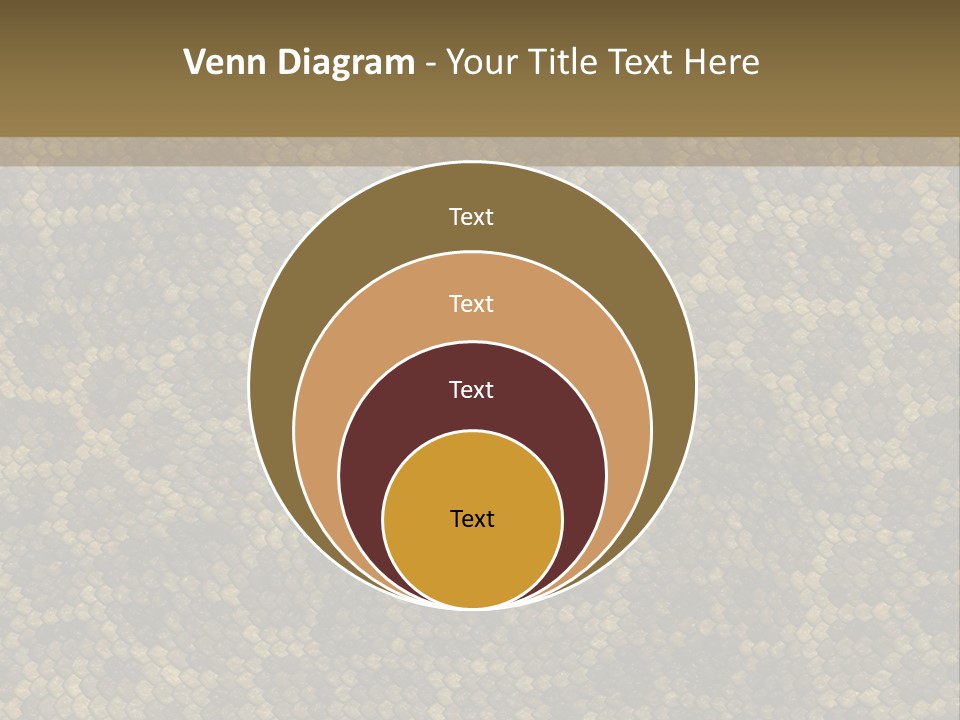 Skin Serpent Rattlesnake PowerPoint Template