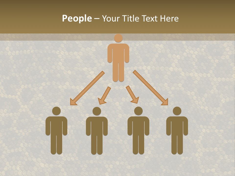 Skin Serpent Rattlesnake PowerPoint Template