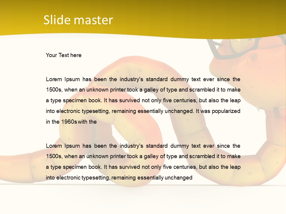 Reptile Mue Snake PowerPoint Template