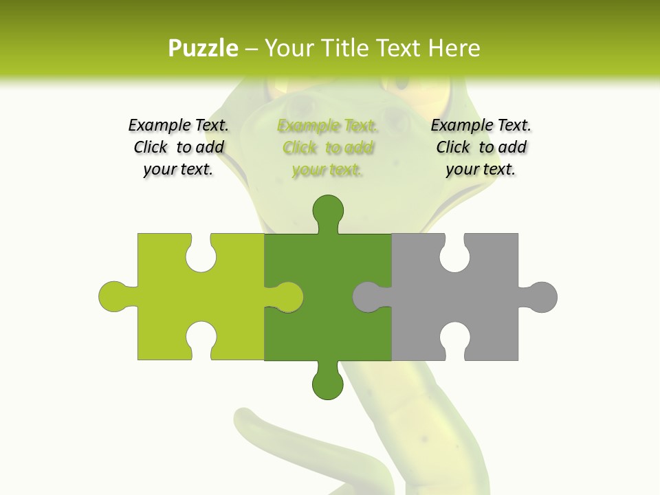 Python Morsure Character PowerPoint Template