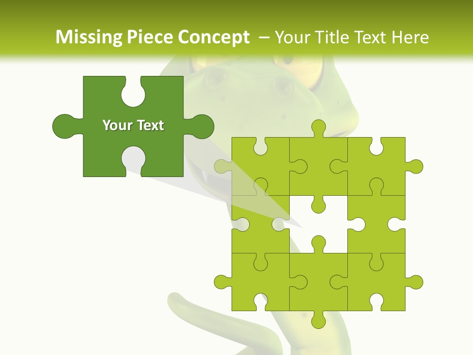 Python Morsure Character PowerPoint Template