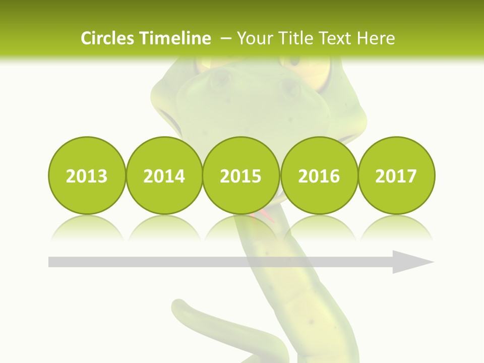 Python Morsure Character PowerPoint Template