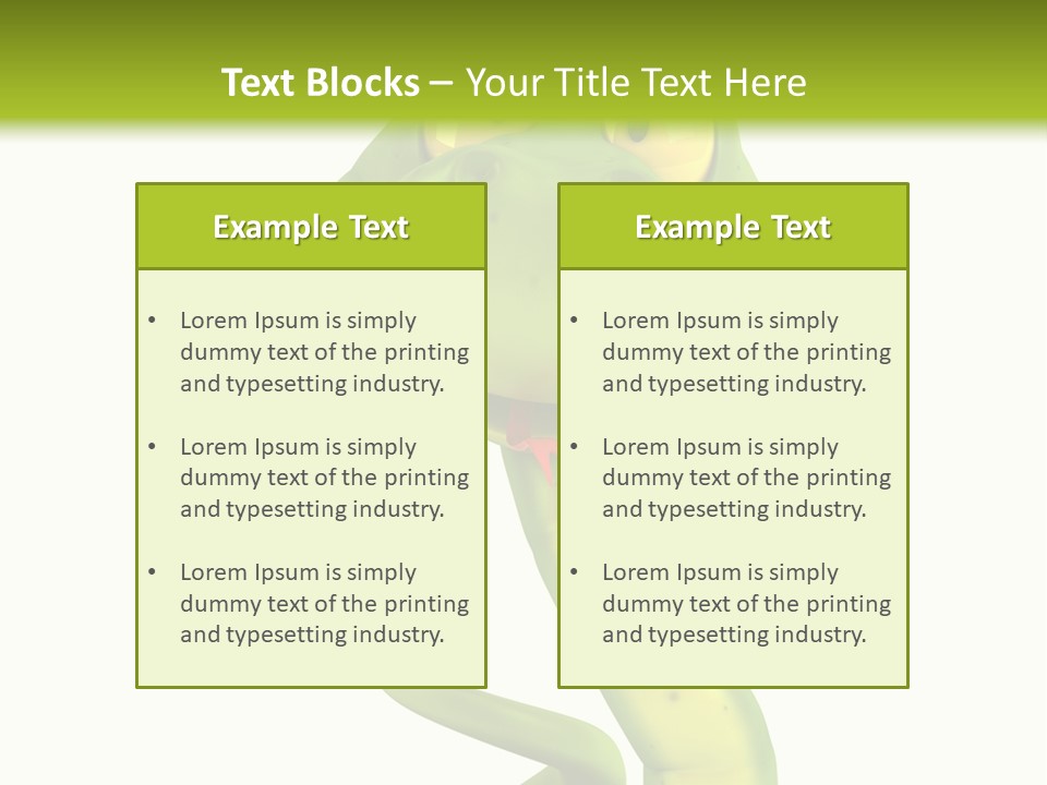 Python Morsure Character PowerPoint Template