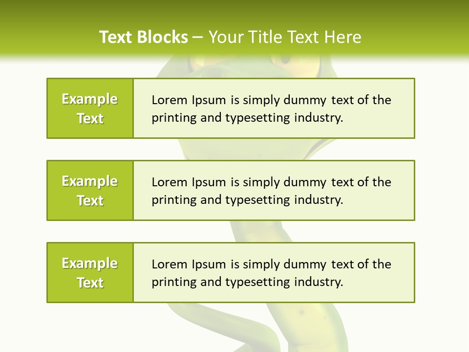 Python Morsure Character PowerPoint Template