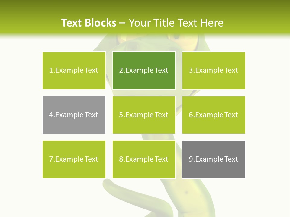 Python Morsure Character PowerPoint Template