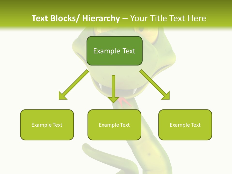 Python Morsure Character PowerPoint Template