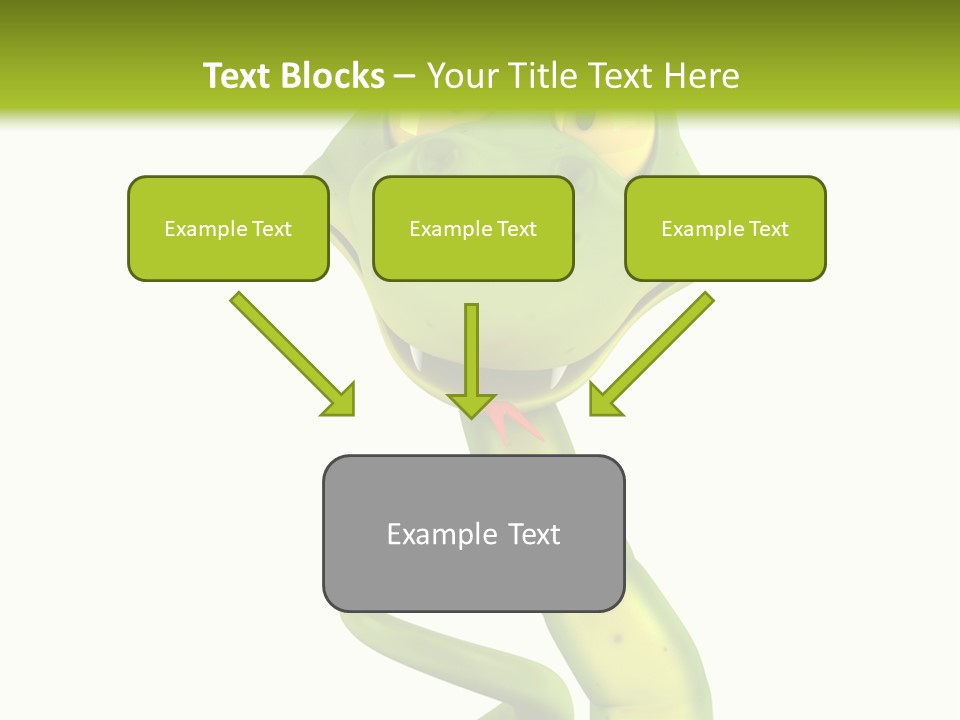 Python Morsure Character PowerPoint Template