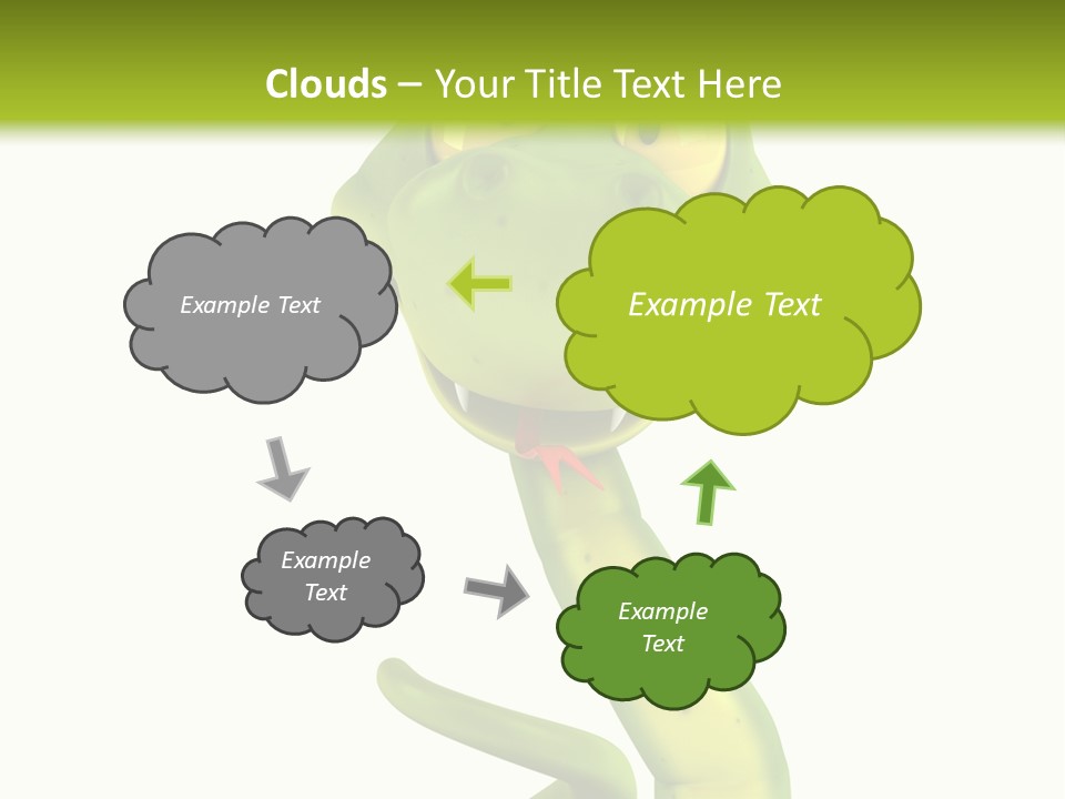 Python Morsure Character PowerPoint Template