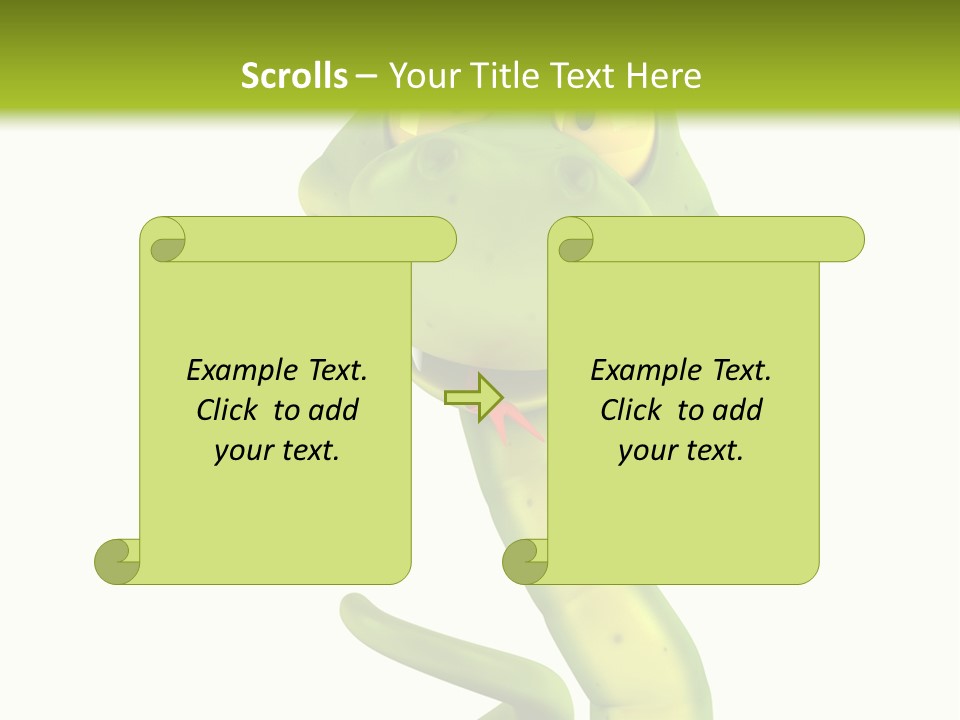Python Morsure Character PowerPoint Template