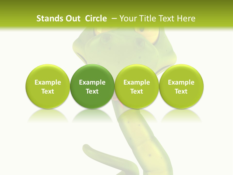 Python Morsure Character PowerPoint Template