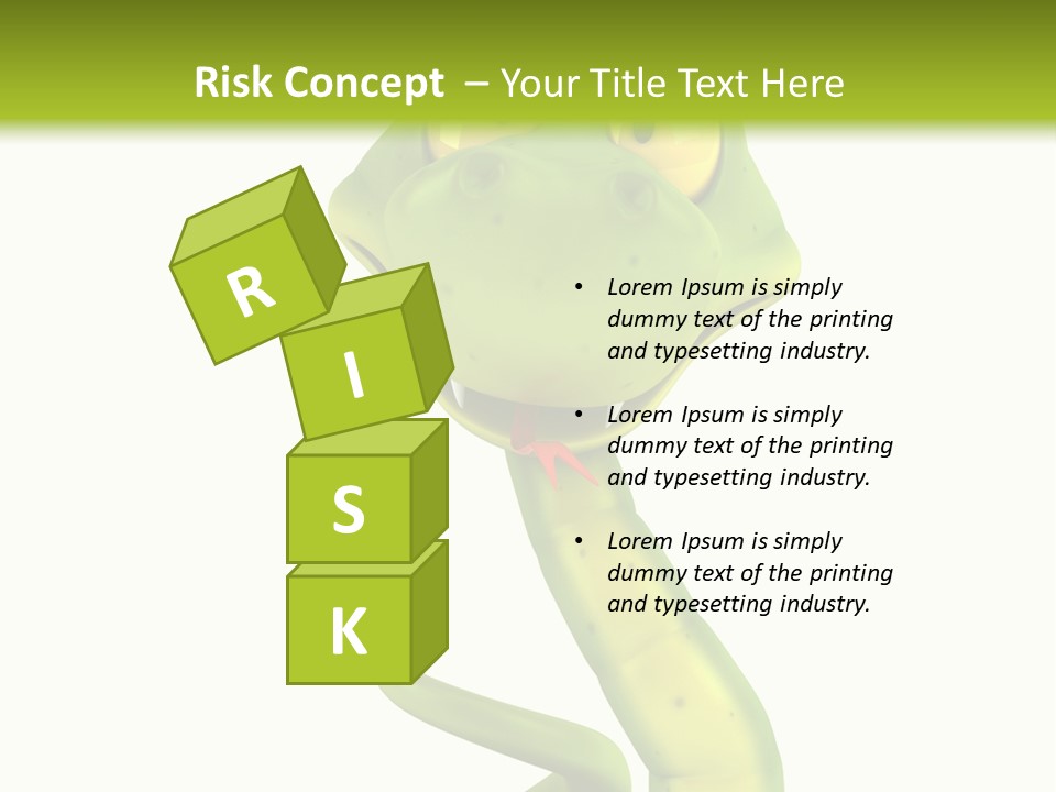 Python Morsure Character PowerPoint Template