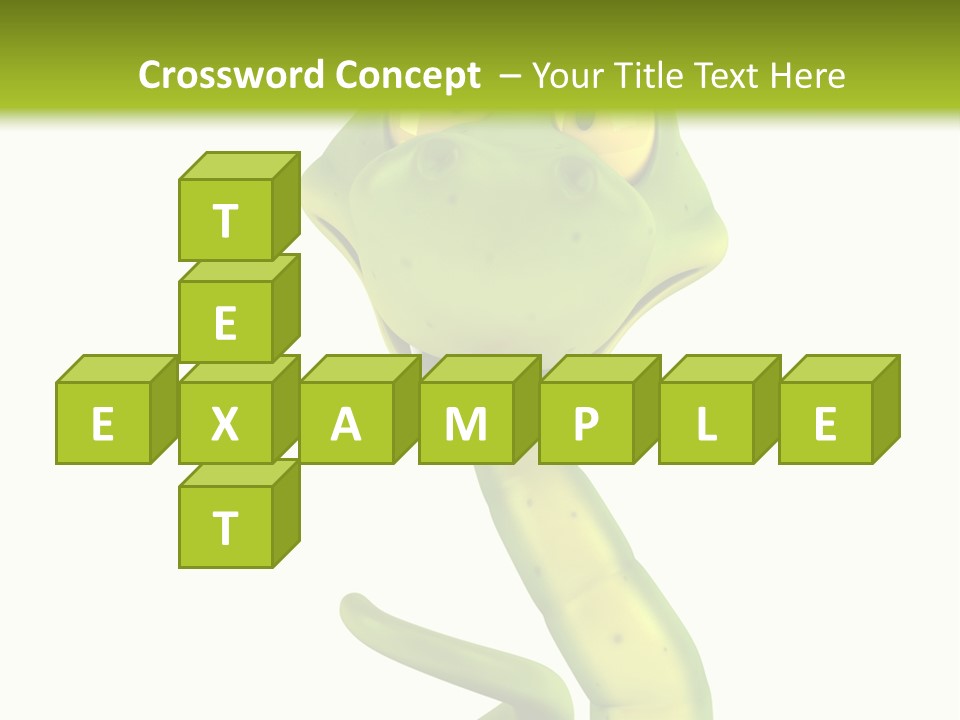 Python Morsure Character PowerPoint Template