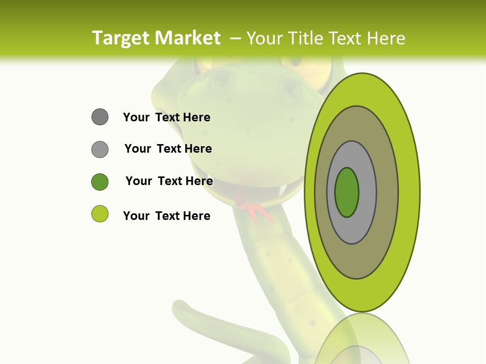 Python Morsure Character PowerPoint Template