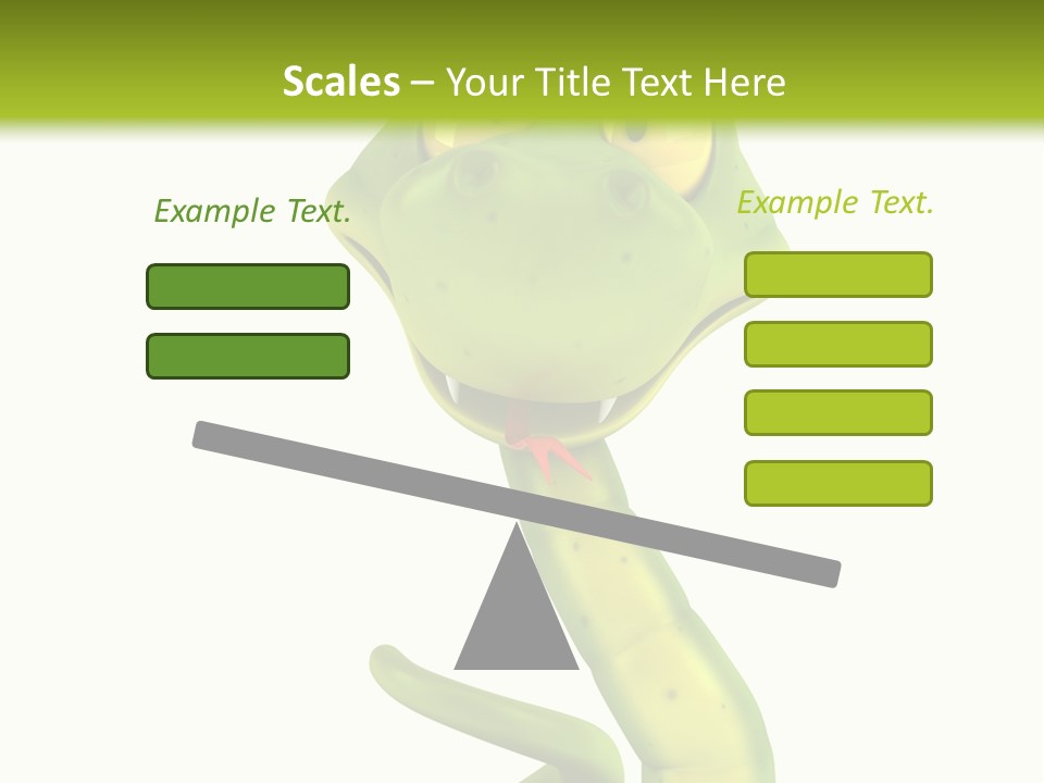 Python Morsure Character PowerPoint Template