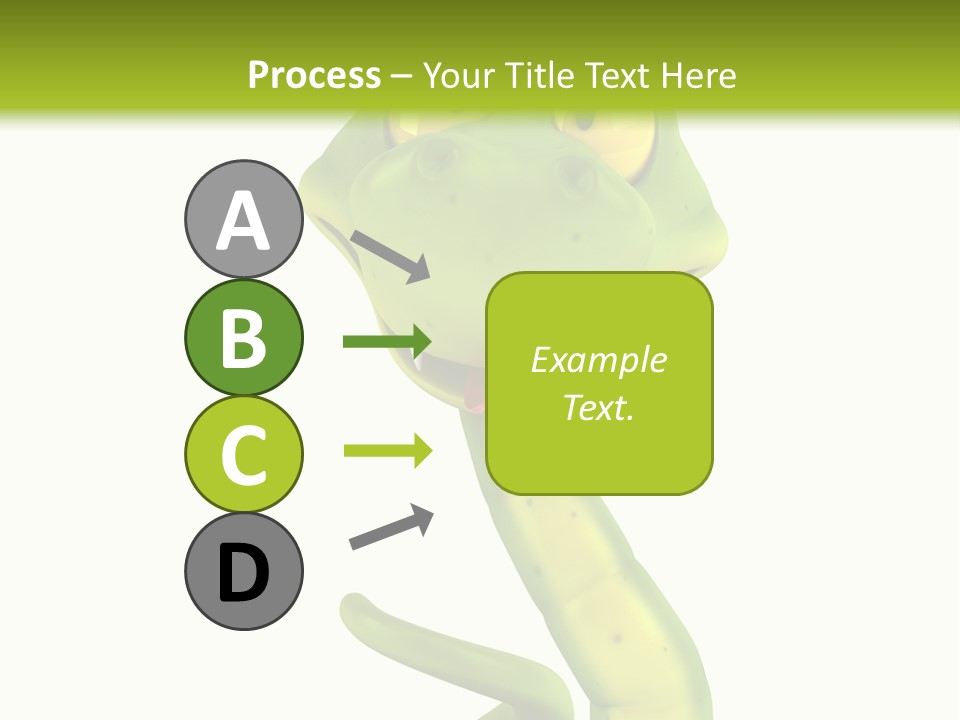 Python Morsure Character PowerPoint Template