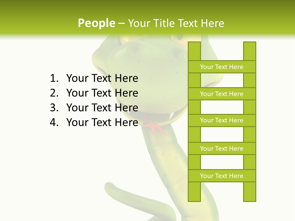 Python Morsure Character PowerPoint Template