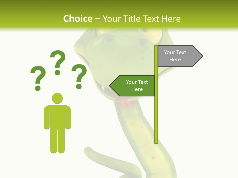 Python Morsure Character PowerPoint Template