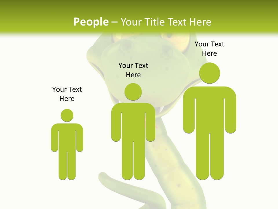 Python Morsure Character PowerPoint Template