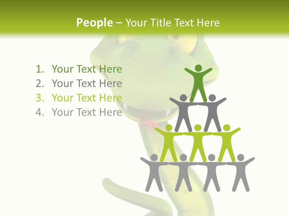 Python Morsure Character PowerPoint Template