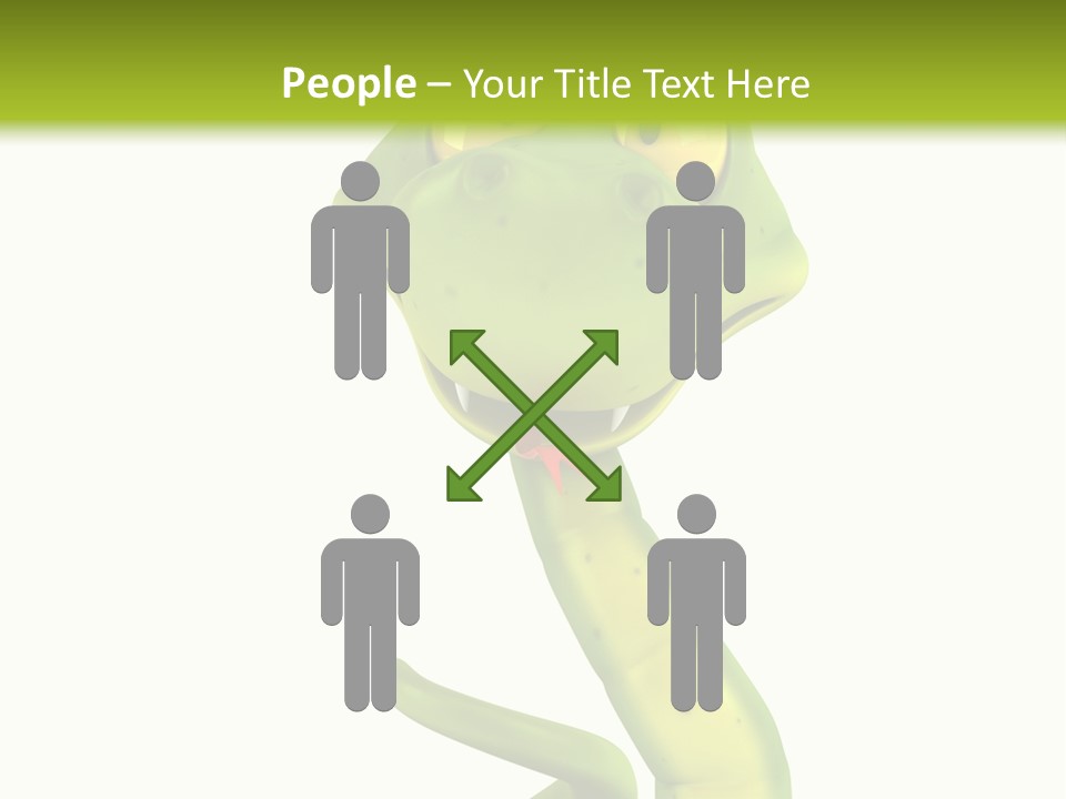 Python Morsure Character PowerPoint Template