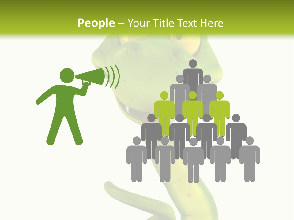 Python Morsure Character PowerPoint Template