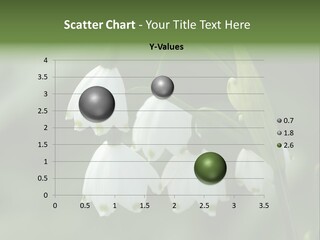Pflanze Weiss Winter PowerPoint Template