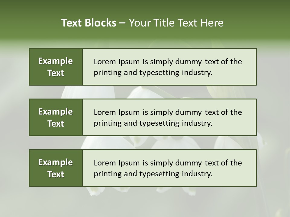 Pflanze Weiss Winter PowerPoint Template