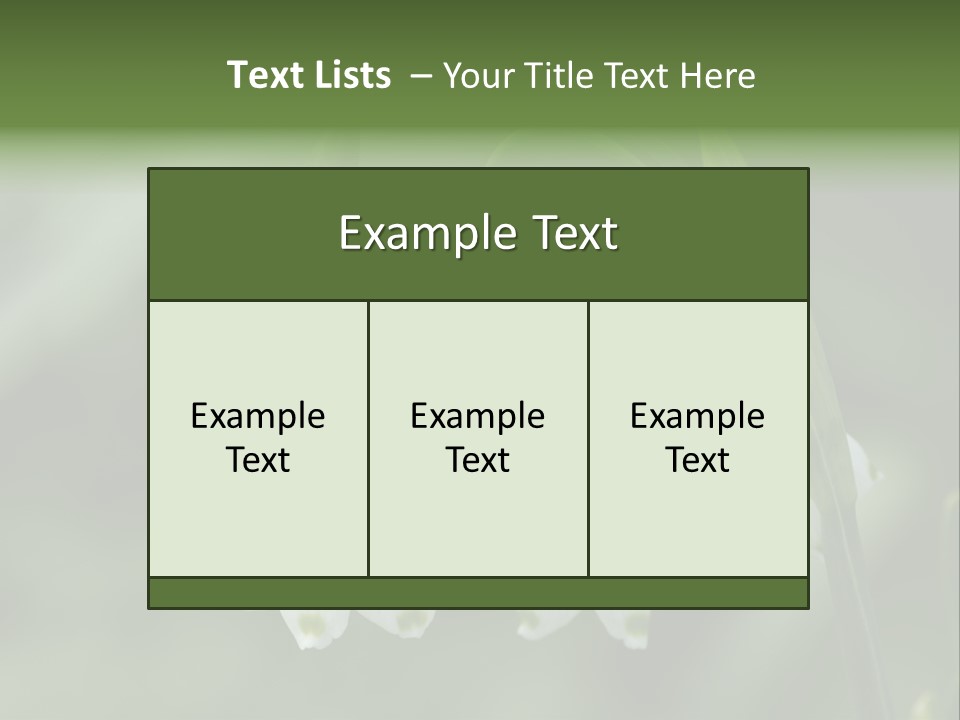 Pflanze Weiss Winter PowerPoint Template