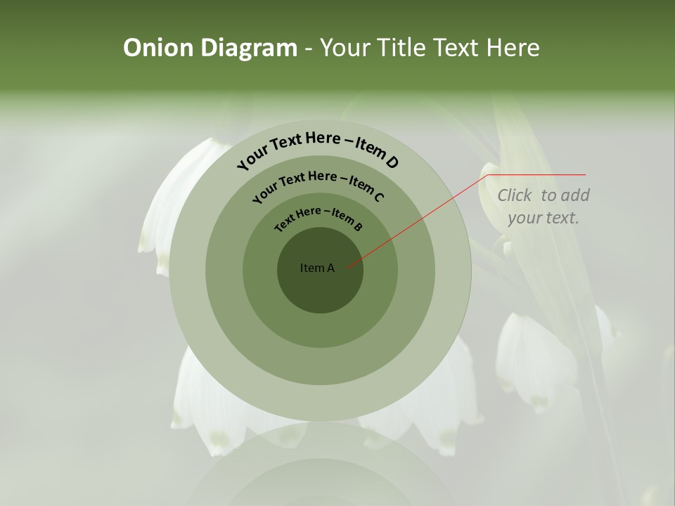 Pflanze Weiss Winter PowerPoint Template