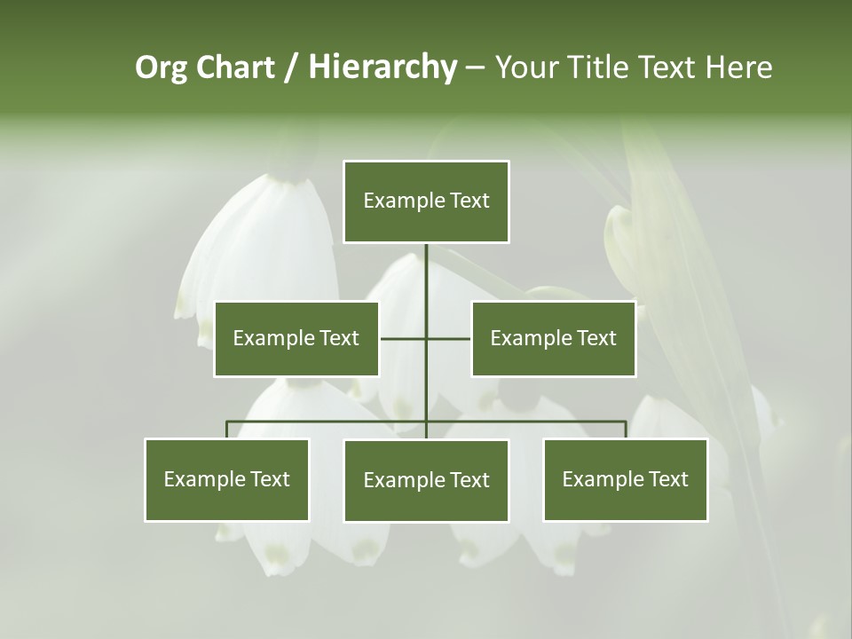 Pflanze Weiss Winter PowerPoint Template