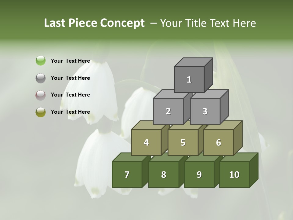 Pflanze Weiss Winter PowerPoint Template