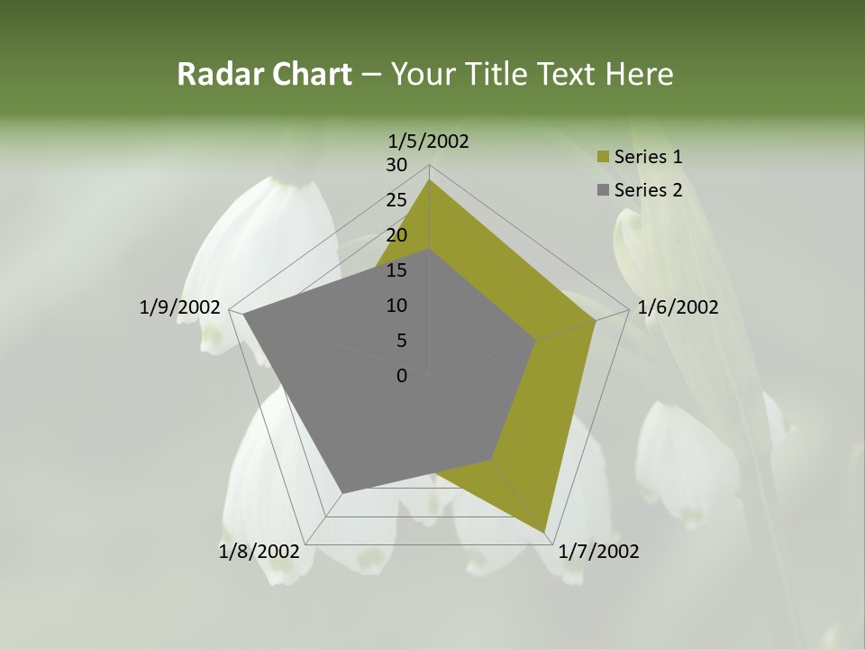 Pflanze Weiss Winter PowerPoint Template