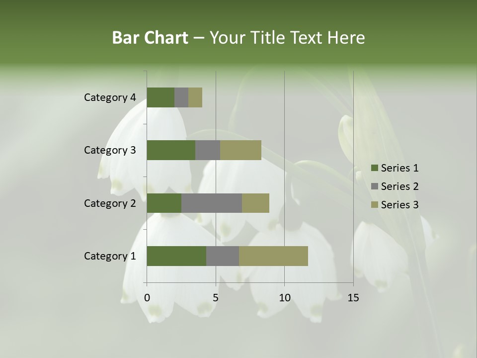 Pflanze Weiss Winter PowerPoint Template