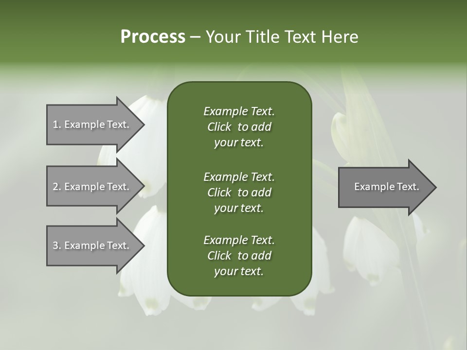 Pflanze Weiss Winter PowerPoint Template