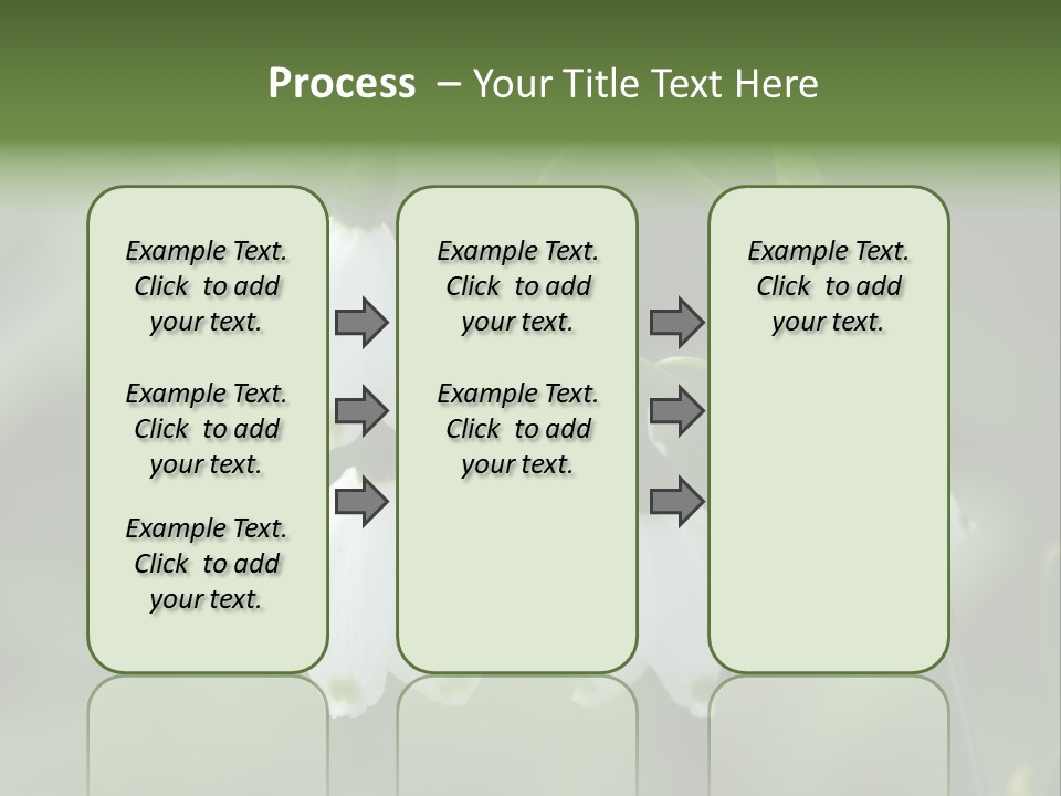 Pflanze Weiss Winter PowerPoint Template
