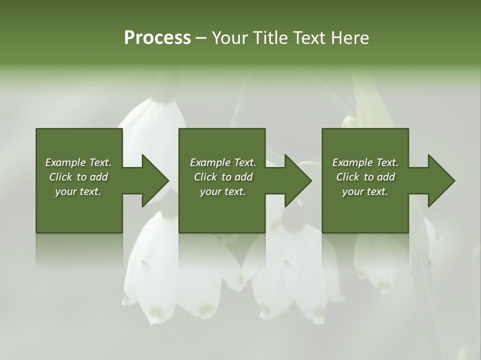 Pflanze Weiss Winter PowerPoint Template