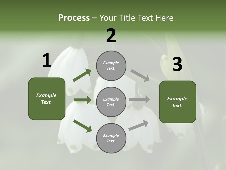 Pflanze Weiss Winter PowerPoint Template