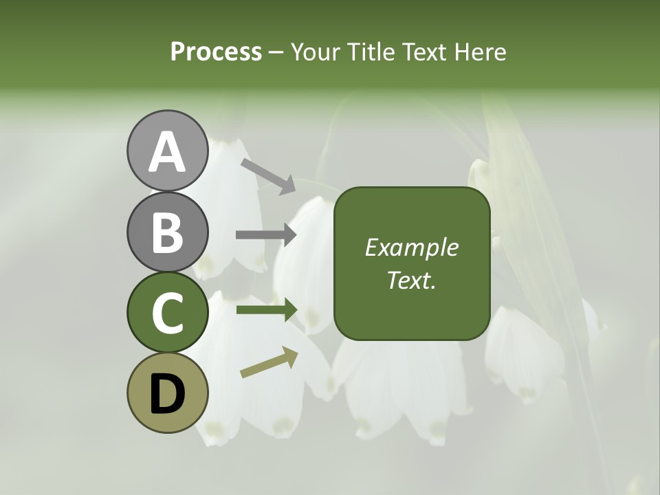 Pflanze Weiss Winter PowerPoint Template