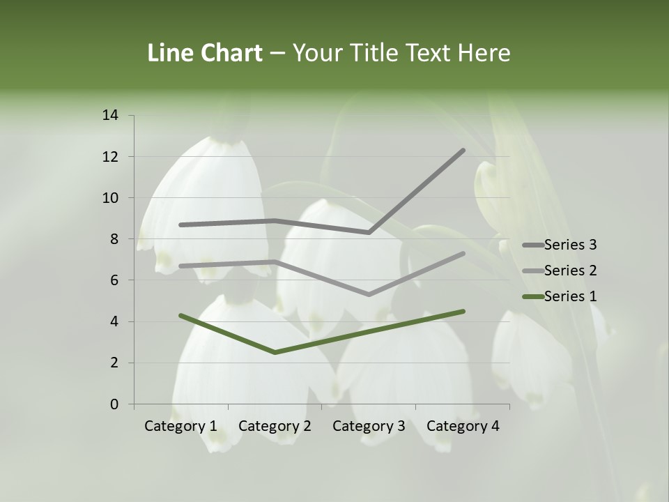 Pflanze Weiss Winter PowerPoint Template